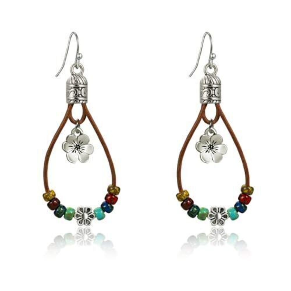3447 Boho Earrings ,Handmade Vintage Dangle Drop Earring,Western Country